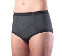 Suprima Slip Body Guard 4 para hombre en caso de incontinencia leve de la vejiga 5, color antracita