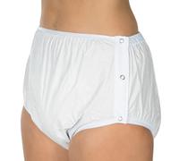 Suprima Slip PVC con forro interior, botón. 1-222-000 (unisex). Talla 38 - blanco