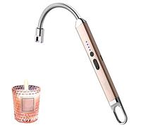 SUPRUS Candle Rechargeable Lighter para camping en casa (dorado, 1)