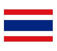 Supstick - Pegatinas Adhesivo Decorativo para Pared, Diseño Bandera País Tailandia, 15 x 10 cm