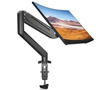 Suptek Brazo de monitor individual de 13 a 34 pulgadas, soporte de escritorio ajustable con resorte de gas que soporta hasta 4.4-26.4 libras, agujeros de montaje VESA de 75/100 mm, negro (MDXB)