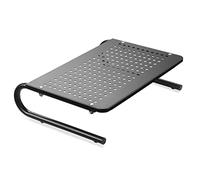 suptek Elevador Monitor para impresora y ordenador, Soporte de metal de Pantalla para Computadora Portátil y PC con Plataforma Ventilad - MST004