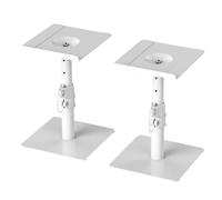 suptek Soporte de Escritorio para Altavoces (Pack de 2): Estantes de Mesa Universales para Altavoces de Estantería, Blanco, SDM003LW (SDM001TW)