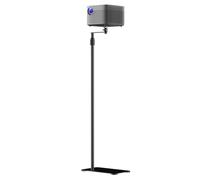 suptek Soporte de Suelo para Proyector con Brazo: Soporte de Metal Oculto Extra Alto para Detrás del Sofá, Altura Ajustable 136-167cm, Cabezal Giratorio 360°, Carga 3kg, Rosca 1/4", Negro, PR001FPL