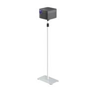 suptek Soporte de Suelo para Proyector de 162cm, Altura Ajustable 136-162cm, Rotación 360°, Base Estable de Metal para Sofá o Cama, Tornillo 1/4", Ideal para Mini Proyectores y Cámaras, Blanco