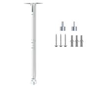 suptek Soporte Proyector Techo y Pared: Brazo Largo Extensible 78-125cm para Mini Proyector y Cámara, Techo Inclinado, Rosca 1/4 M4 M6, Carga 13.6kg, PR05LMINIW
