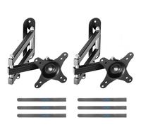 Suptek Soporte TV Pared para Monitores de LCD/LED/Plasma de 15-32 Pulgadas, Puede Girarse/Inclinarse/Extenderse VESA 100x100/75x75mm, 2 Paquetes(MA2720-2)