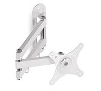 Suptek Soporte TV Pared, Soporte Monitor Pared para de 15-32 Pulgadas de hasta 13 kg, Puede Inclinarse/Extenderse, VESA 100x100/75x75mm - MA2720W(Blanco)