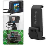 Suptig Cubierta de puerta de batería mejorada, puerta lateral de repuesto para GoPro Hero 13 Hero 12 Hero 11 Hero 10 Hero 9, resistente al agua y a la nieve IPX 6 impermeable.