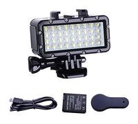 Suptig luz de Buceo de Alta Potencia Regulable Impermeable LED Video Light luz Buceo luz subacuática Impermeable 147ft (45m) para Gopro Hero 13 Hero 12 Hero 11/10/9/8/7/6/5/5S/4/4S/3 More Action CAM