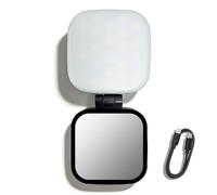 Suptig Luz magnética para Selfie, luz para teléfono Compatible con iPhone, RGB LED de 360° con Espejo para Selfies, fotografía, vlog, TikTok, videoconferencia