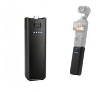 Suptig Mango de batería de 5000 mAh para DJI Osmo Pocket 3, Pocket 4, Xtra Muse - Reemplazo para batería DJI Osmo Pocket 3, agarre de carga rápida USB-C con soporte de trípode de 0.25 pulgadas