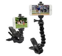 Suptig Phone Sporter Desk Caveal Reck Clamp Clip Clamp para la abrazadera para el soporte de soporte de telfono mvil Pole para iPhone 14 Plus Telf