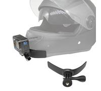 Suptig Soporte de barbilla para casco GoPro Max Hero 13 12 11 10 9 8 Insta360 X5 X4 DJI Osmo Nano Action 3 4 5 Pro 6, Akaso More Action Camera, soporte para bicicleta, soporte para barbilla de
