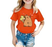 SUPTTING Camiseta de mujer moderna y juguetona con hombros descubiertos, camiseta de manga corta, informal, linda, con estampado de oso, con diseño de ositos, con lentejuelas, corazón, parte superior