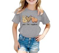 SUPTTING Camiseta para el día del padre y niña, divertida, bonita, manga corta, cuello redondo, lema, desenfadada, diseño de animales, declaración gráfica de perro, gran tamaño para regalo para papá