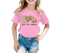SUPTTING Camiseta para el día del padre y niña, divertida, bonita, manga corta, cuello redondo, lema, desenfadada, diseño de animales, declaración gráfica de perro, gran tamaño para regalo para papá