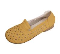 SUPTTING Mocasines para mujer, cómodos, transpirables, suela plana, sin cordones, informales, marítimos, material exterior trenzado, costuras decorativas, mocasín para paseos por la ciudad, Estilo Z01