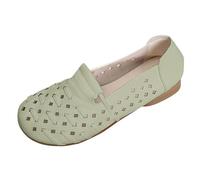 SUPTTING Mocasines para mujer, cómodos, transpirables, suela plana, sin cordones, informales, marítimos, material exterior trenzado, costuras decorativas, mocasín para paseos por la ciudad, Estilo Z02