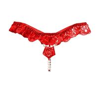 SUPTTING Ropa Interior de Tanga G Elástica para Mujer, Tangas de Encaje para un Look Seductor, Bragas de Bikini para el Verano, Braguitas Cómodas para Mujer