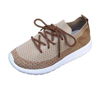 SUPTTING Zapatillas de cuña para mujer, cómodas, de pie más alto, con plataforma oculta, cuña oculta, con cremallera, deportivas, informales, para paseos por la ciudad, visita al parque de atracciones