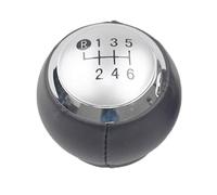 SUPURGTMCM Pomo Cambio Manual para Toyota para Corolla para Verso para Auris para Yaris para RAV4 2007-2013 Coche 5 6 Palanca Velocidad Perilla Caja Cambios Cabeza Pomo Cambio Marchas(6 Speed Silver)