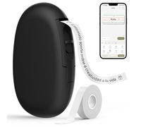SUPVAN E10 Etiquetadora Bluetooth con Etiquetas 6m Continua Impermeable, App Versátil con 30+ Fuentes 600+ Íconos, para el Hogar, la Cocina, la Escuela y la Oficina, Negro