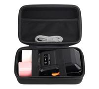 SUPVAN Etiquetadora Funda Protectora Portátil para T50M Pro y G15M Mini, con Bolsa de Malla y Correa Elásticaantiurto, Caja de Antiurto, Impermeable, Antipolvere, Negro (Solo Caso)