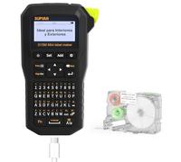SUPVAN G15M Etiquetadora Portátil Industrial con Etiquetas, Teclado QWERTY, Antirrayos UV, para Uso al Aire Libre, Industrial, Eléctrico y en Fábricas