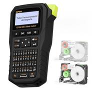 SUPVAN G15M Etiquetadora Portátil Industrial con Termoretractil para Cables y Etiquetas, Teclado QWERTY, Antirrayos UV, para Uso al Aire Libre, Industrial, Eléctrico y en Fábricas