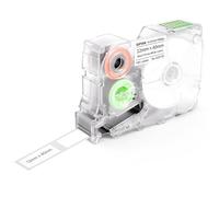 SUPVAN KATASYMBOL G15M Etiquetas Transferencia Térmica Autoadhesivas Resistentes al Calor/Luz, 12 mm x 40 mm, 180 Uds/Rollo (Negro sobre Blanco)