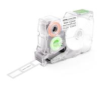 SUPVAN KATASYMBOL G15M Etiquetas Transferencia Térmica Autoadhesivas Resistentes al Calor/Luz, 9 mm x 22 mm, 310 Uds/Rollo (Negro sobre Blanco)