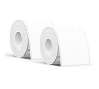 SUPVAN KATASYMBOL T50M Pro Impermeabilización Térmica Etiquetas Adhesivas, 2 Rollos, 50 mm x 80 mm, 100 Uds/Rollo, Negro sobre Blanco