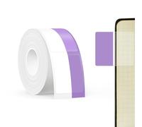 SUPVAN KATASYMBOL T50M Pro Impermeabilización Térmica Etiquetas Adhesivas, 25 mm x 13 mm + 15 mm, 100 Uds/Rollo, Negro sobre Morado