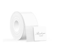 SUPVAN KATASYMBOL T50M Pro Impermeabilización Térmica Etiquetas Adhesivas, 30 mm x 30 mm, 250 Uds/Rollo, Negro sobre Blanco