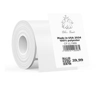SUPVAN KATASYMBOL T50M Pro Impermeabilización Térmica Etiquetas Adhesivas, 50 mm x 80 mm, 100 Uds/Rollo, Negro sobre Blanco