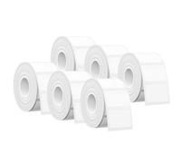 SUPVAN KATASYMBOL T50M Pro Impermeabilización Térmica Etiquetas Adhesivas, 6 Rollos, 30 mm x 20 mm, 280 Uds/Rollo, Negro sobre Blanco