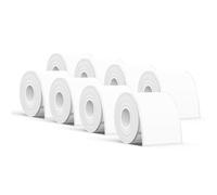 SUPVAN KATASYMBOL T50M Pro Impermeabilización Térmica Etiquetas Adhesivas, 8 Rollos, 50 mm x 80 mm, 100 Uds/Rollo, Negro sobre Blanco