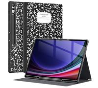 Supveco Funda para Samsung Galaxy Tab S9/S8 Ultra de 14.6 Pulgadas con Soporte para bolígrafo S, [Encendido y Apagado automático], Funda con Soporte Cubierta Trasera de TPU Suave
