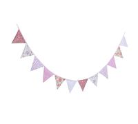 SUPVOX 1 Cuerda Banderines Triangulares para Decoración de Fiestas Banderín de Cumpleaños y Bodas Instalación Rápida y para Eventos Infantiles y Celebraciones