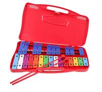 SUPVOX 1 Juego Ayudas de enseñanza de Piano de Hierro Juguetes educativos Piano Musical Juguete Musical para Tocar ayudas para la enseñanza de la música de los el plastico Rojo