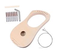 SUPVOX 1 Juego Bolsa De Material De Arpa De Madera Instrumento Juguetes Educativos Juguetes Musicales Arpa De Juguete Lira Arpa DIY Lira Musical Arpa Pequeña Equipo De Arpa