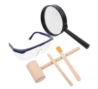 SUPVOX 1 Juego Herramientas de Excavación de Dinosaurios para Kit Educativo de Martillo y de Madera para Fósiles Juguete de Aprendizaje Stem para de