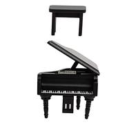 SUPVOX 1 Juego Mini Soporte de Piano Miniatura Mini casa Mini Modelos de Instrumentos Musicales Mini artículos para la casa maqueta de Piano decoración de Pianos Apoyo Mini Piano Madera