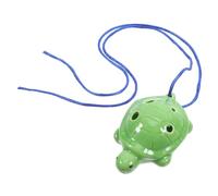SUPVOX 1 Juego ocarina estudiantes ocarina mini ocarina en forma de animal seis instrumento ocarina principiante ocarina sencilla porcelana blanca Green Color Aleatorio