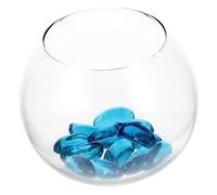 SUPVOX 1 Juego Pecera Redonda De Cristal Accesorios Alimentador Aire Calentador para Pecera Kit Limpiador De Peceras Equipo Decoración Tanques Soporte para Pecera Pantalla Planta Piedra