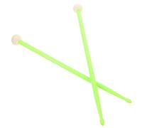 SUPVOX 1 Par Palillo De Tambor Bolsa De Baquetas De Percusión Ligero Cepillos De Tambor Cepillos Para Varillas De Tambor Muslo De Fieltro Baquetas Portátiles Nylon Niño Pala Natural