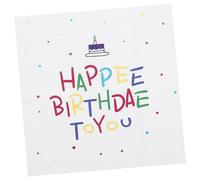SUPVOX 1 Pieza Bandera colgante del alfabeto de cumpleaños telón de fondo de tapiz de cumpleaños chico happy birthday decoracion letras colgadas de tela telón de fondo de fiesta de bebé