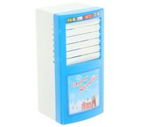 SUPVOX 1 Pieza Juguete Simulado de Aire Acondicionado para Mini Electrodoméstico Educativo para Decoración de Escritorio y Desarrollo de Habilidades Azul y Blanco Sin Batería