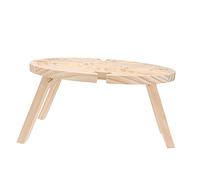 SUPVOX 1 Pieza Mesa de Madera para Picnic y Vino Mesa Portátil de Exterior para Camping y Reuniones Familiares